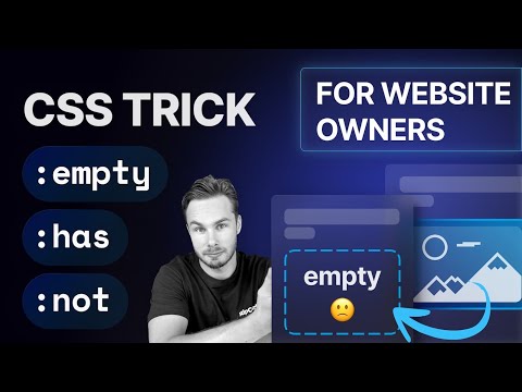 Hiding empty elements on your website with CSS (or JS) - DIY Coding