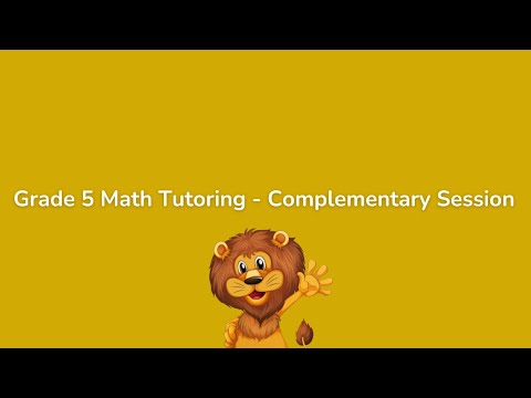 Grade 5 iRainbow Tutoring