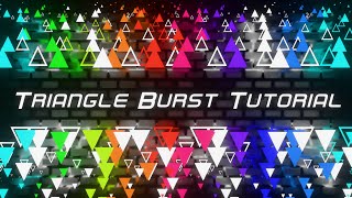 Triangle Burst 2D Motion Graphics using Blender's Geometry Nodes - Step by Step Tutorial