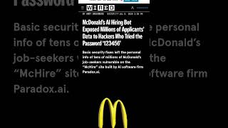 IT Security - Niels Brabandt #leadership Shorts #it #security #itsecurity #mcdonalds #investment