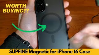 SUPFINE MagSafe iPhone 16 Case Review: Slim, Matte, and Shockproof Anti-Fingerprint Cover