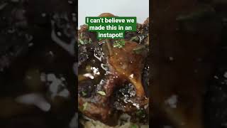 6 Ingredient Oxtails in a pressure cooker! 🤯🤯🤯 Recipe video on our channel. #jamaicanoxtails