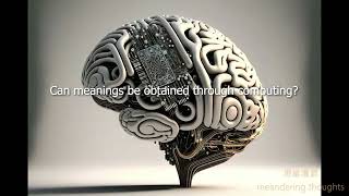 Can meanings be obtained through computing?