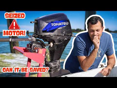 I bought an abandon $200 outboard motor no one could fix (full restoration)