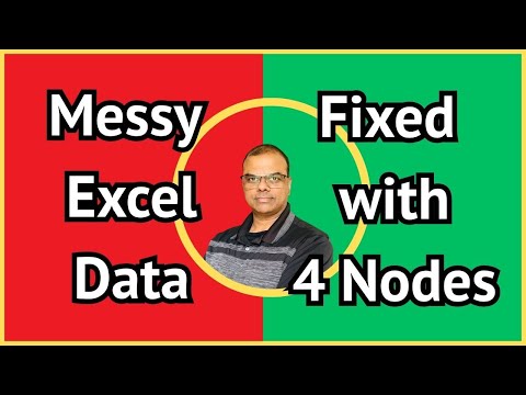 Clean Excel Data Automatically | KNIME Tutorial for Beginners