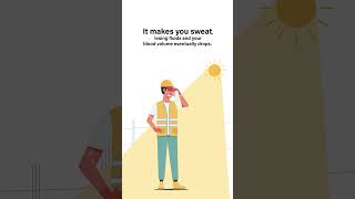 Stay Cool, Stay Hydrated | #shortsreels #workersafety #summersafety #stayhydrated #workplacesafety
