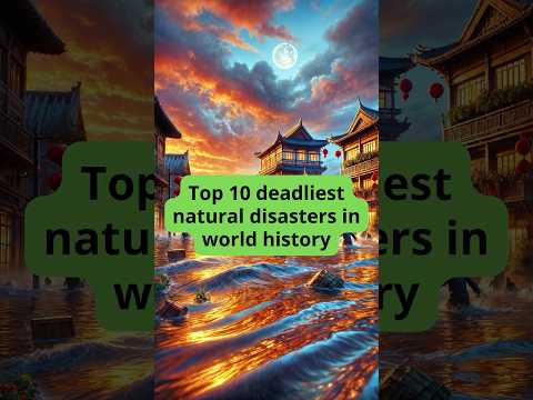 Top 10 deadliest natural disasters in world history