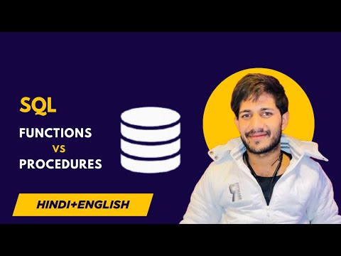 Difference Between Function and Stored Procedure in SQL | SQL Interview Questions (Hindi + English)