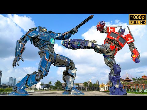Optimus Prime vs Gipsy Danger Best Scene - Transformers 2025 Full Movie | Paramount Pictures [HD]