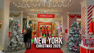NYC Christmas 2025 4K Macys Holiday Square 2025 & Holiday Lane ✨ Christmas in New York City 2025 ✨
