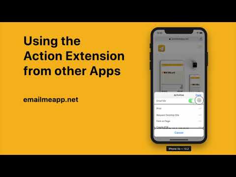 How To Use the Action Extension From Other Apps