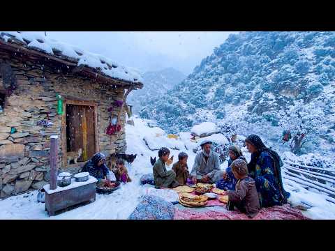 Snow Village Life and Culinary Traditions in the Northern Mountains 🥶 | Far from Civilization 🏔️❤️