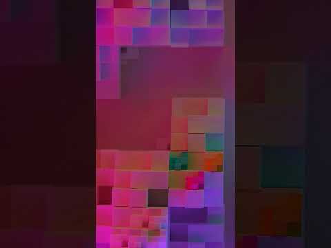 Calm your mind with 'Relaxaa'... #interactiveart #lightart #geometricart #audiovisualart #sculpture