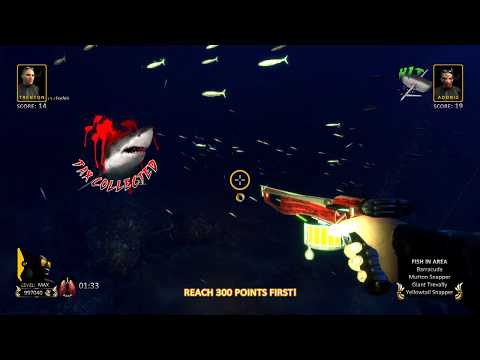 Hawaii Nights environment gameplay from Xbox One new game Freediving Hunter: Spearfishing the World.