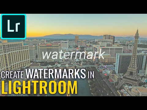 How to apply a watermark in Adobe Lightroom FAST | 5 MINUTE TUTORIALS
