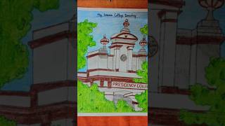 Drawing on Topic "My Dream College''#best#drawing@thedhworld511