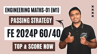 Engineering Maths-01 (M1) | FE 2024P 60/40 | Endsem One Day Scoring Strategy | #sppu #endsemexam