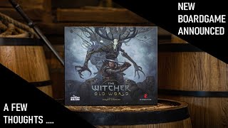 BOARDGAME - The Witcher Old World - Developer background and more info!