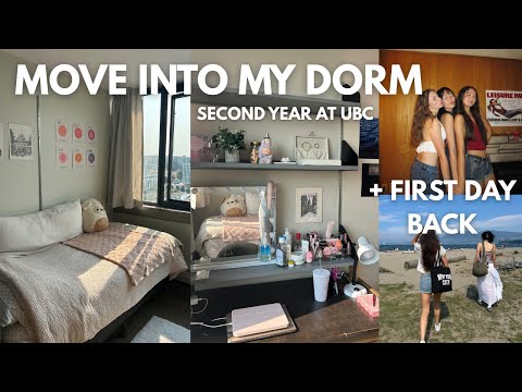 MOVE IN TO MY UBC DORM! + ROOM TOUR (second year dorm, my first day back on campus!)~Rachel Mizuyabu