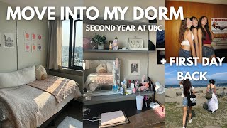 MOVE IN TO MY UBC DORM! + ROOM TOUR (second year dorm, my first day back on campus!)~Rachel Mizuyabu