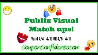Publix Visual Match ups April 4 through 10 or April 5  through 11 2018