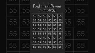 FIND THE DIFFERENT NUMBER(S) #maths #education #mathstricks