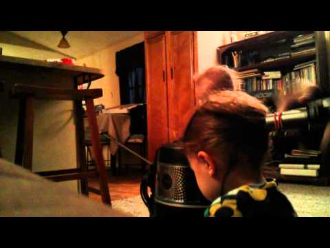 Epic ponytail vacuum style!