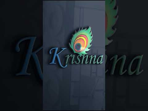 Lord Krishna Logo Design #shorts #logo #graphicdesign #trending #art #digitalart