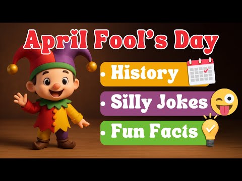 April Fool’s Day Video for Kids | Learn Fun Facts, History & Vocabulary for ESL Students! 🎉🤪