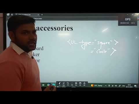 Unordered List UL tag in HTML
