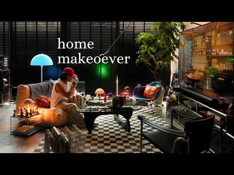 Home Makeover | vinyl console, new chairs, unboxing gifts