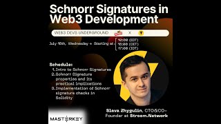 Schnorr Signatures in Web3 Development
