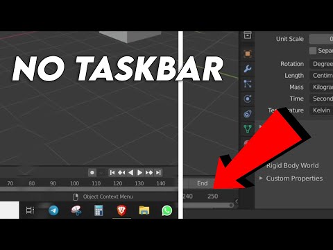 Blender Full Screen mode