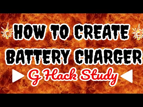 How to create a Battery charger
