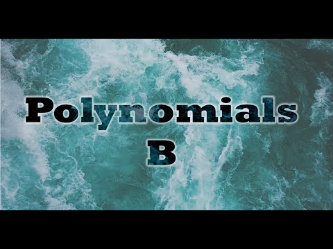 Polynomials B