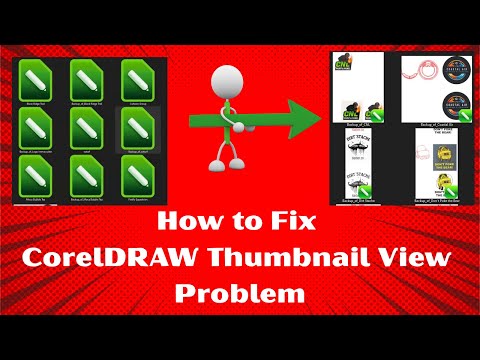 How to Fix CorelDRAW Thumbnail View Problem