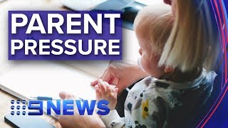 Working parents struggling to care for family | Nine News Australia