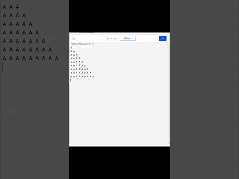Alphabet Pattern Printing In C++ | Without using for loop  Concept #shorts #viral #trending #cpp