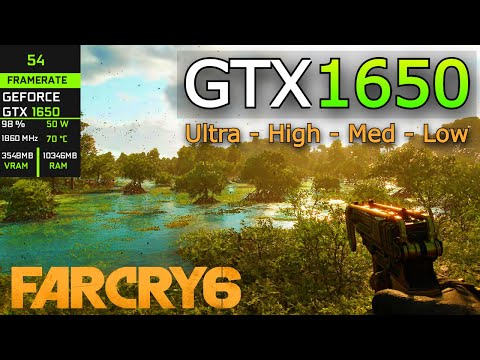 Far Cry 6 on GTX 1650 – All Settings Compared (1080p)
