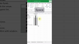 Here’s how to use the NEW #checkbox in #excel! #exceltutorial #exceltips #exceltricks