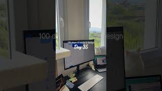 Day 35/100 🦋 #100dayschallenge #desksetup #uxui #webdesign