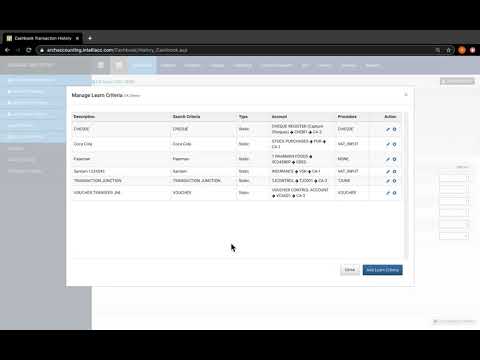 6.  Cashbook Arch Accounting
