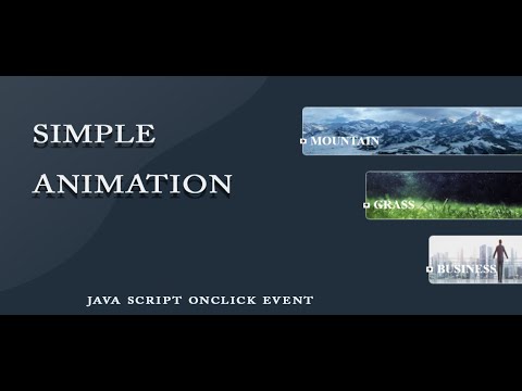 simple animation || javascript onclick event || responsive webpage ||simple coding