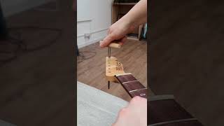 First step of installing the tuners #pjdguitars #pjd #guitar #madeintheuk #luthier #ferrules