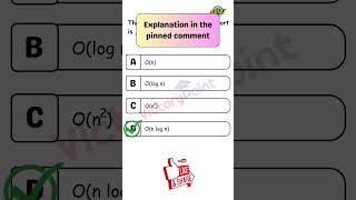 Algorithm MCQ Practice Question #shorts #shortvideo #ytshorts