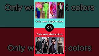 This Or That - Fashion and Style Edition #funquiz #quiz #wouldyoudare