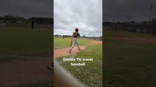 Big hit! Crushed to the fence got a double #sportsball #grindneverstops #athlete #travelbaseball