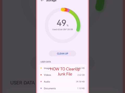 How to clean junk Files #howto #cleaning #software #how #howtomake #mobile #youtubeshorts #ytshorts