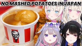 Advent can't believe mashed potatoes are not normal in Japan [Hololive/FuwaMoco/Nerissa/Biboo]