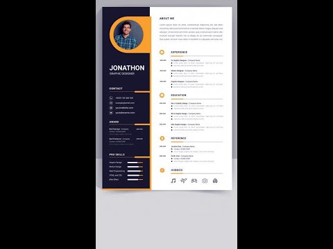 How to Make Resume in MS Word | CV Design | Jan Composing Centre